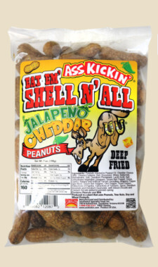 Ass Kickin&#39; Jalapeno Cheddar Shell N All Peanuts
