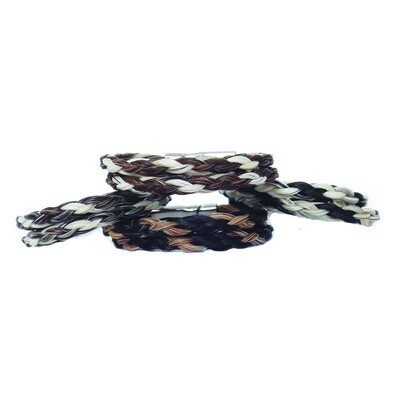 Horsehair Round Braid Double Strand Magnetic Clasp Bracelet