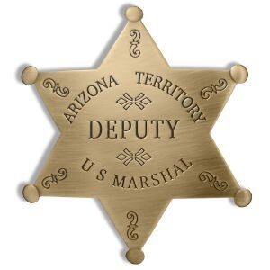 Arizona Territory Deputy US Marshal Badge