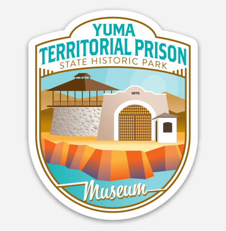 Yuma Territorial Prison 3&quot; Die Cut Sticker
