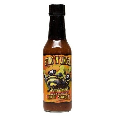 Sting &#39;N&#39; Linger Hot Sauce Habanero 5 oz.