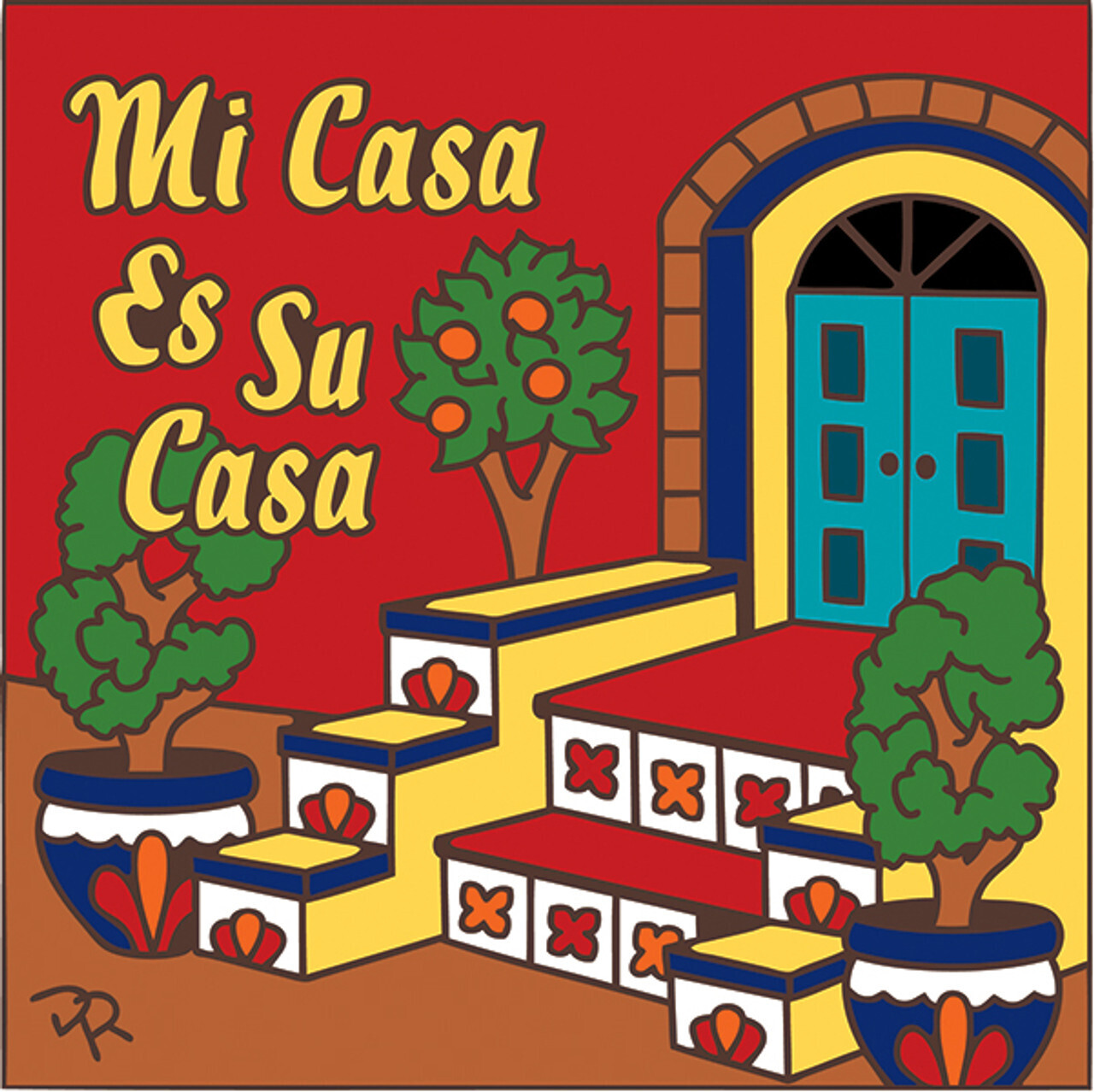 Mi Casa Talavera 6" x 6" Tile