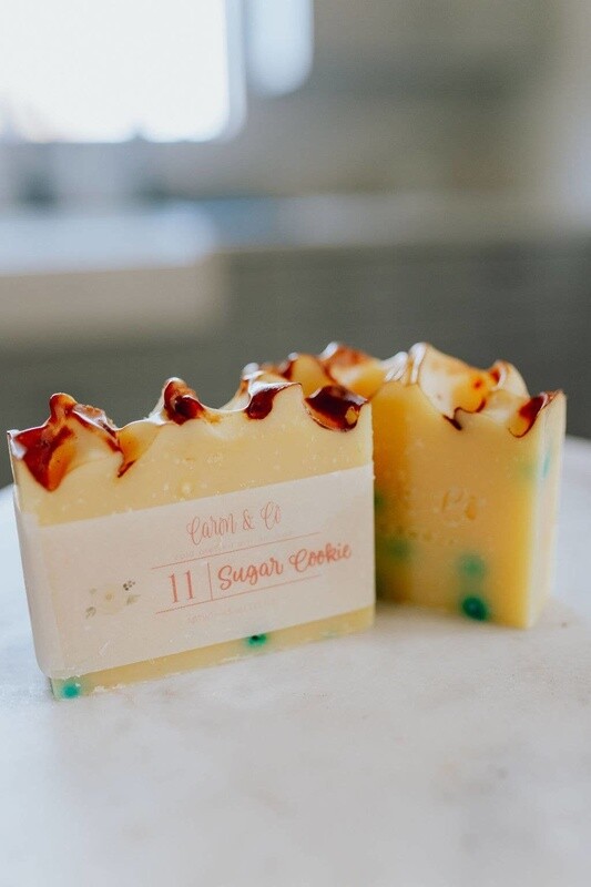 Sugar Cookie Soap Slice