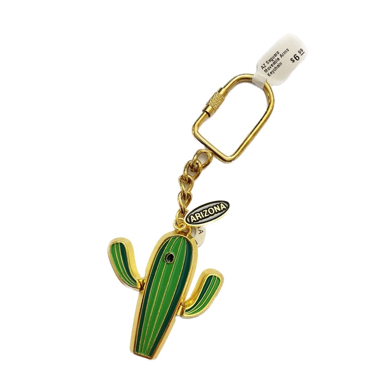 AZ Saguaro Moveable Arms Key Chain