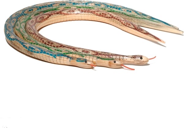 28&quot; Wooden Moveable Snake