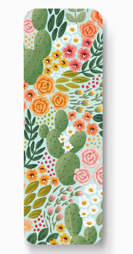 Cactus Blooms Bookmark