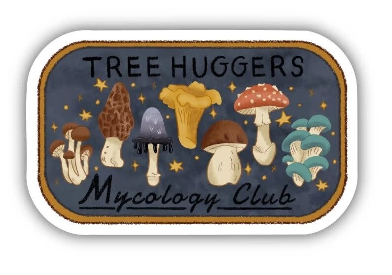 Tree Huggers Mycology Club Sticker