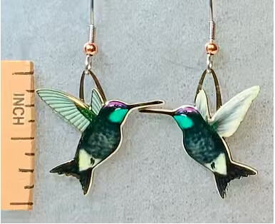 Magnificent Hummingbird Earrings