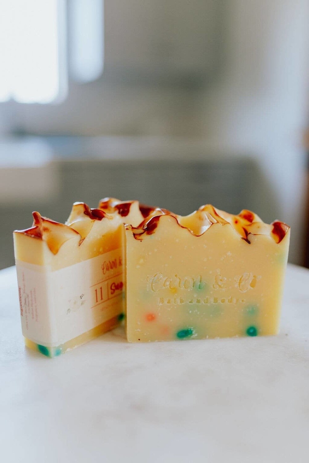 Sunflower Soap Slice