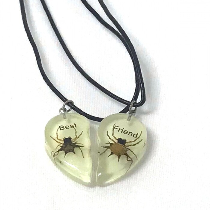 Assorted Bugs Glow-in-the-Dark Best Friend Necklace
