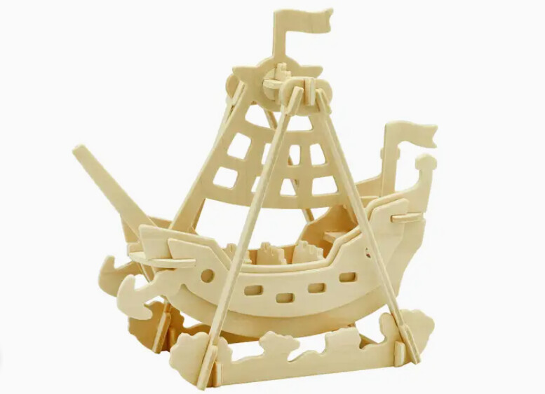 Swing Boat 3D Wooden Puzzle
