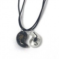 Best Friend Yin &amp; Yang Scorpion Necklace
