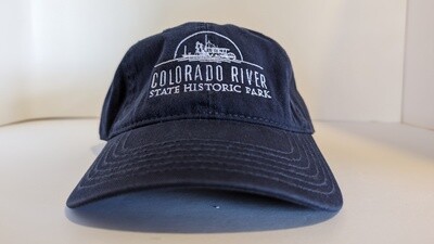 Colorado River SHP Navy Hat with adjustable buckle