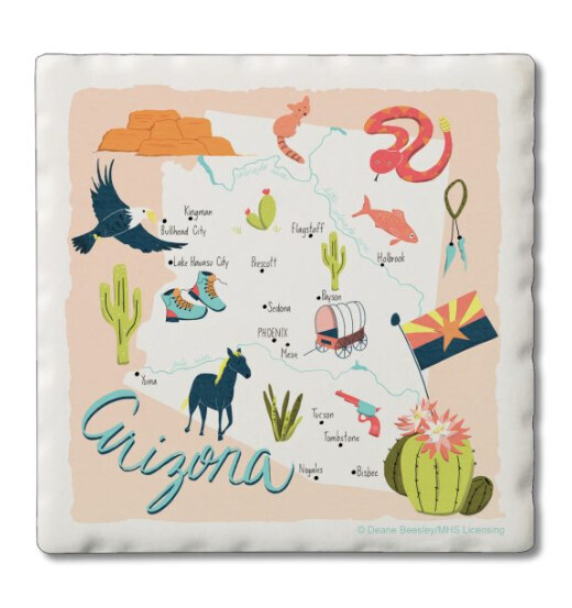 Arizona Home State Coaster