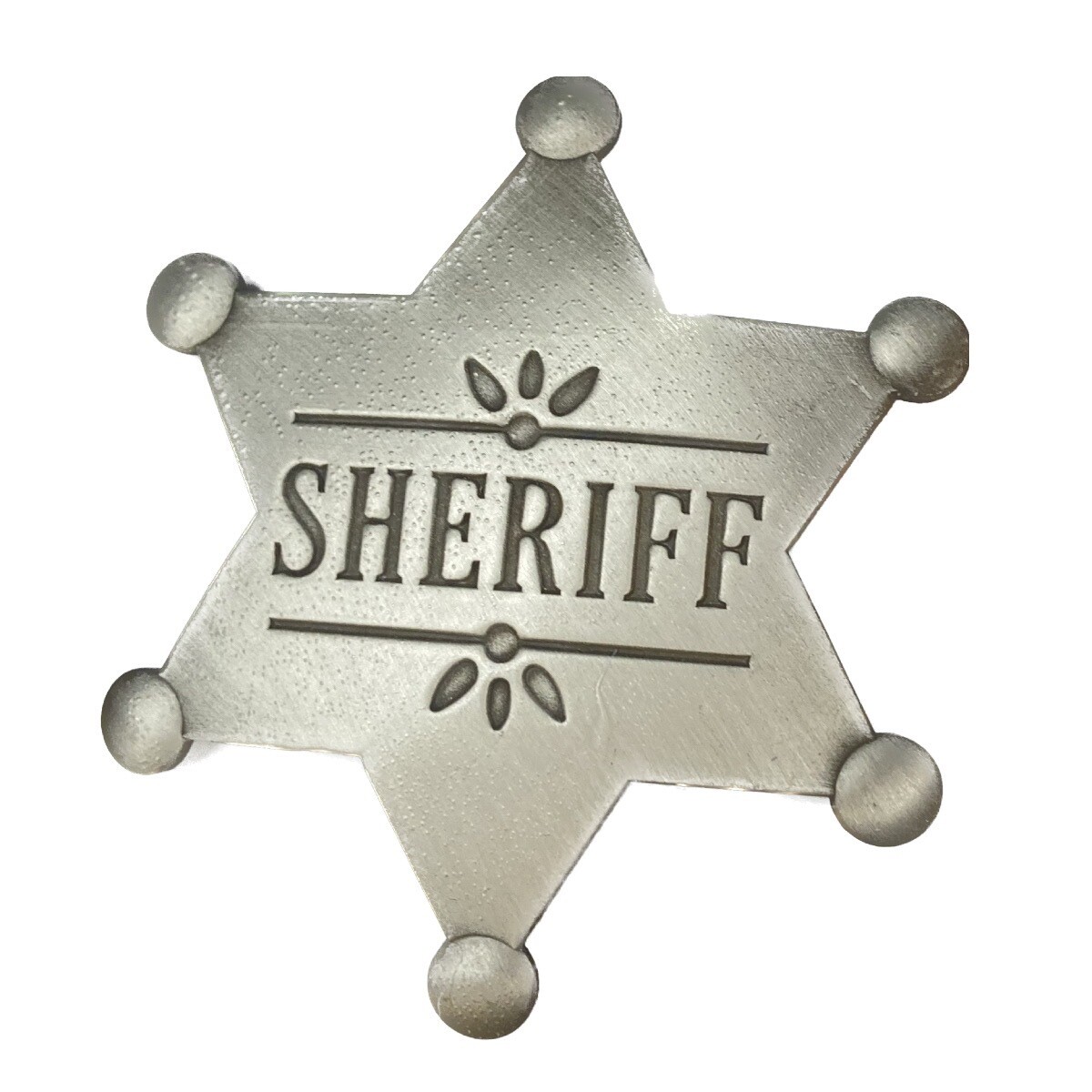 Sheriff Six Point Star Badge