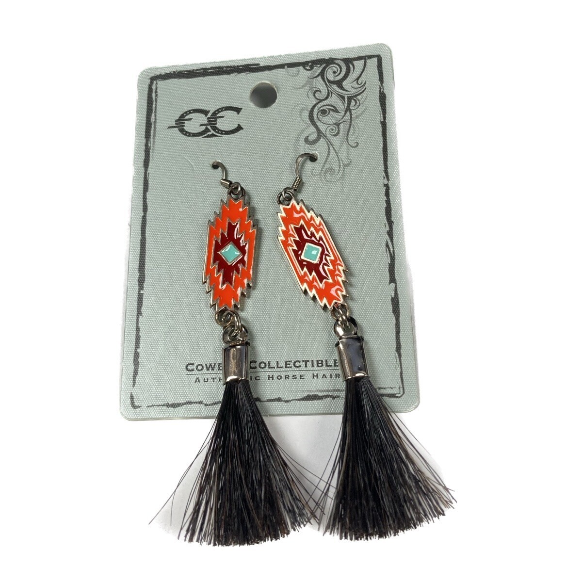 Horsehair Sedona Taos Tassel Earrings