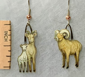 Bighorn Sheep Earrings