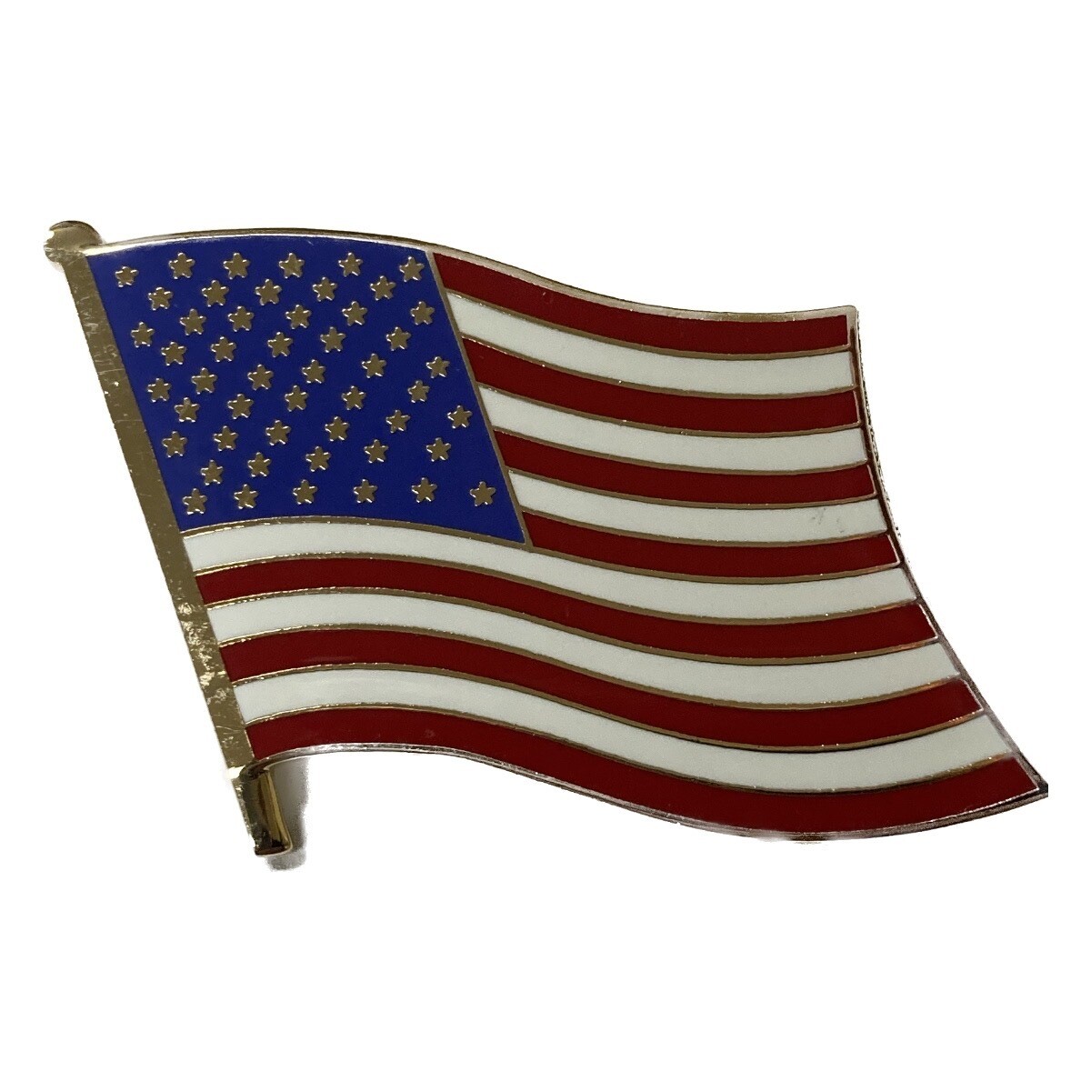 USA Waving Flag Lapel Pin