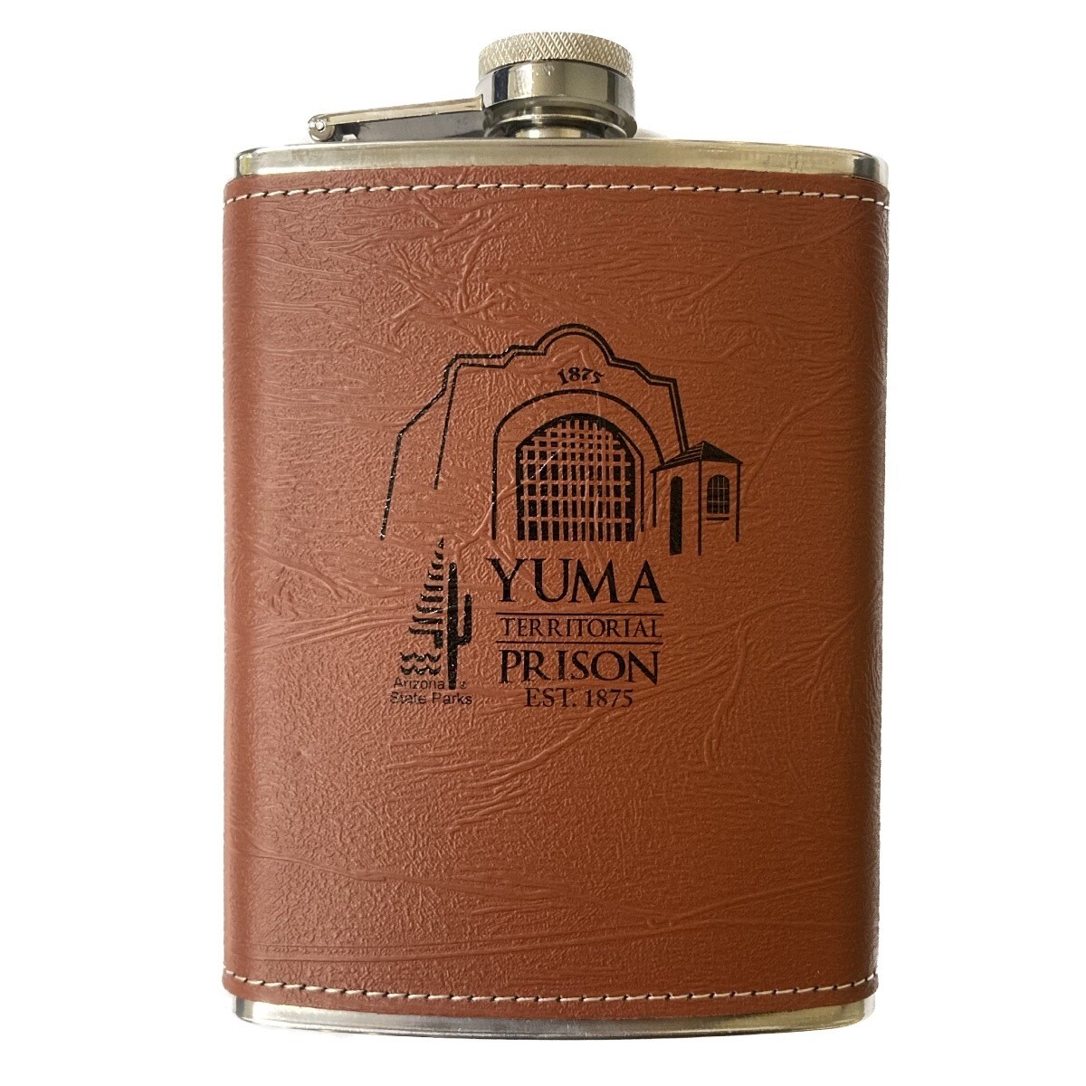 YTP 8OZ IMP Leather Flask