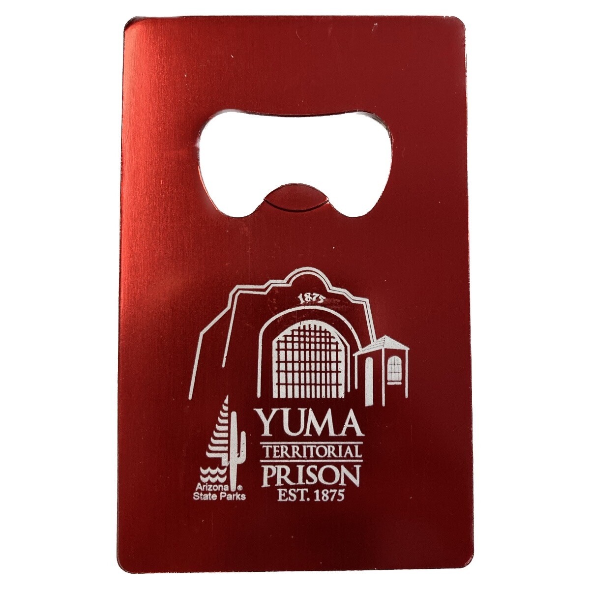 YTP Red Bottle Opener Card Magnet