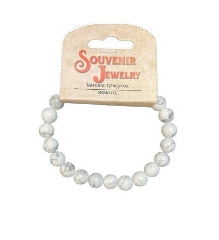 Howlite Beaded Gemstone Bracelet