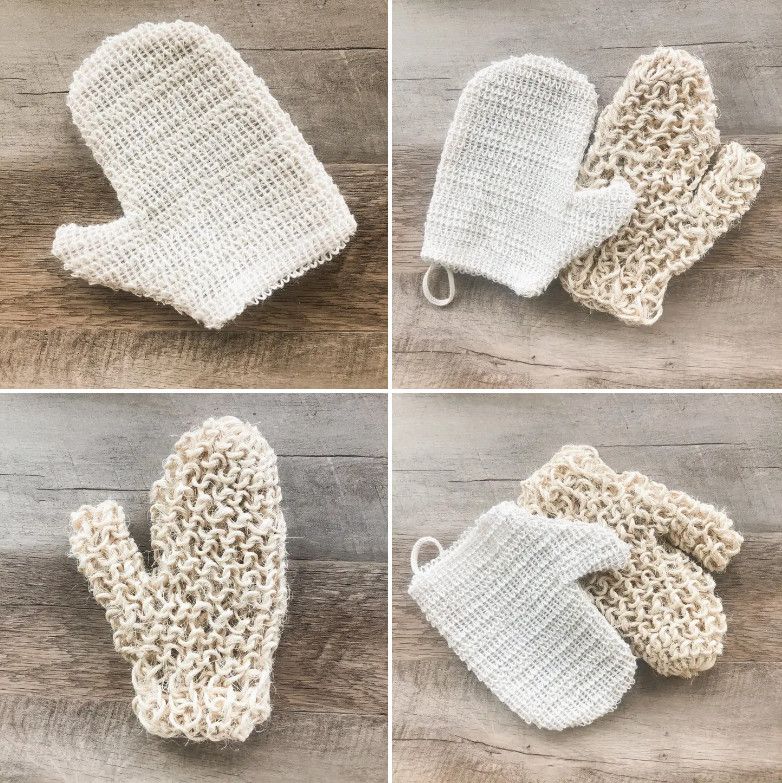 Natural Sisal Bath Mitt