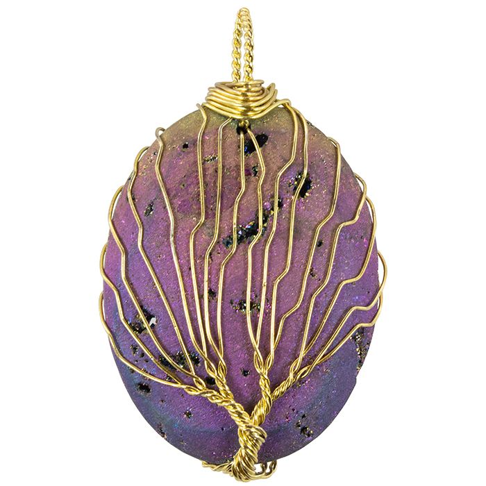 Aura Oval &amp; Round Gold &amp; Silver Necklace