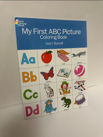 My First ABC Picture Coloring Book