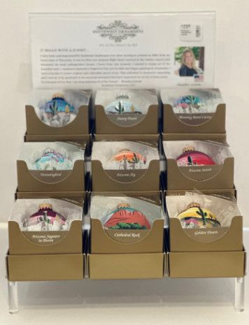Brenda Schodt Hand-Painted Ornaments