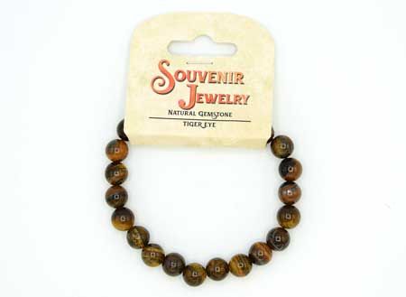 Tiger Eye Beaded Gemstone Bracelet