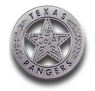 Texas Rangers Company A Badge