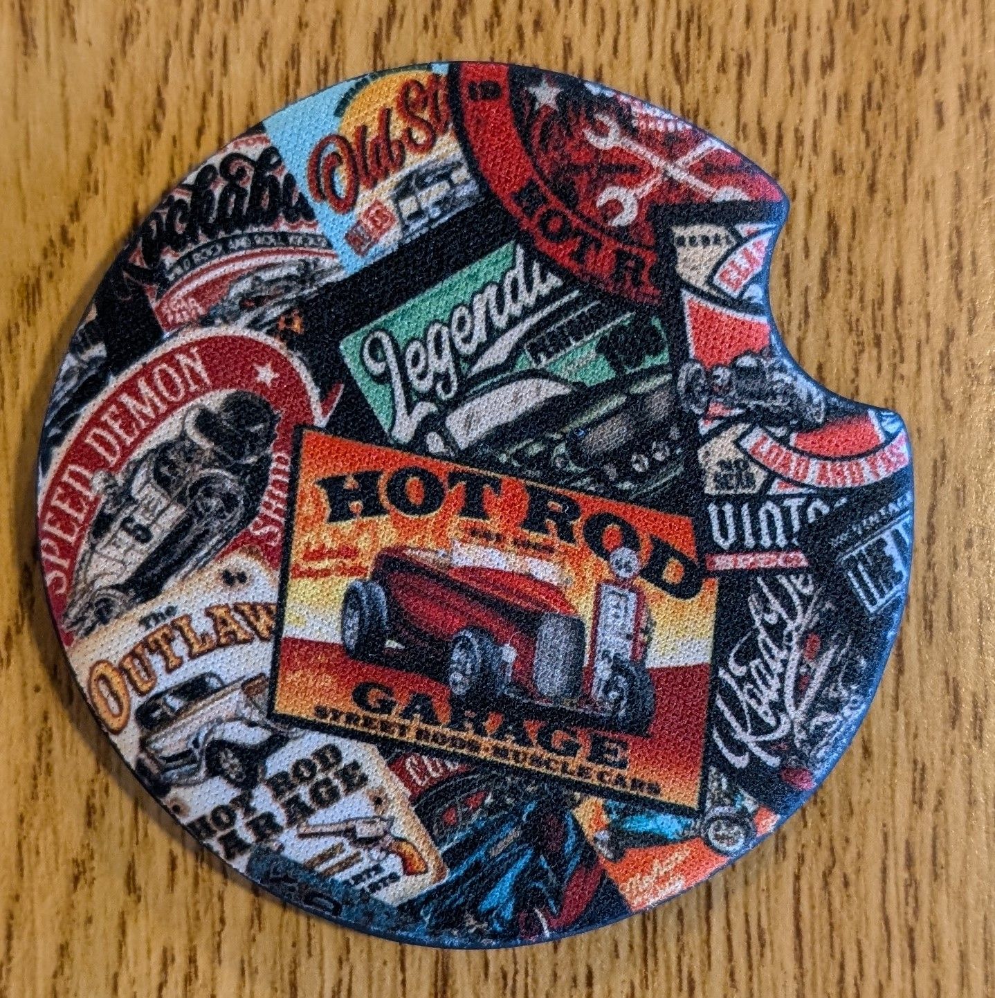 Vintage Hot Rod Car Coaster