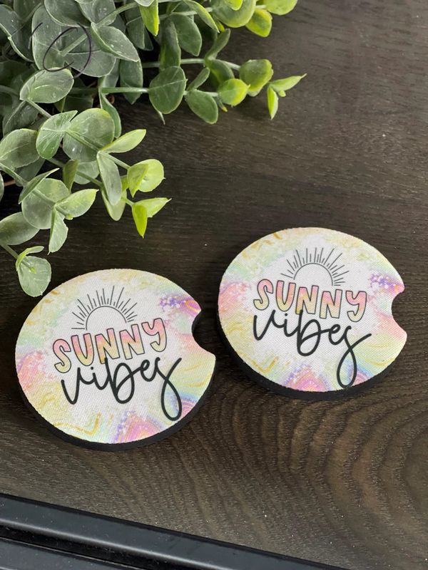 Sunny Vibes Car Coaster