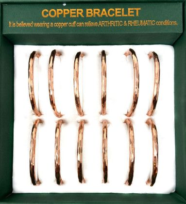 Thin Band Plane Copper Bracelet