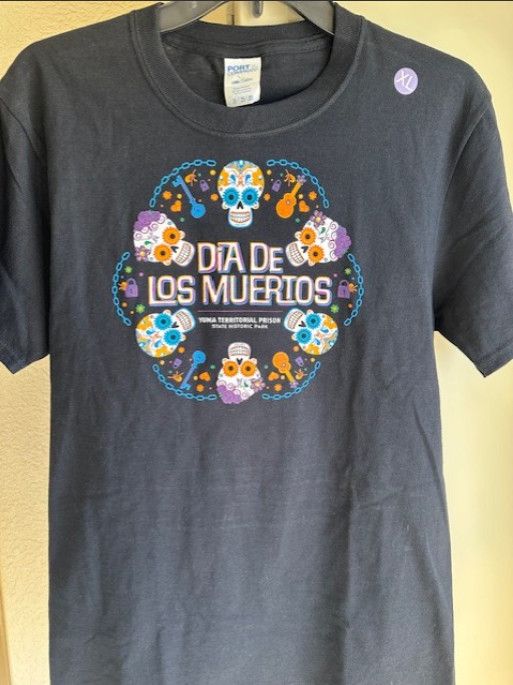 Day of the Dead Youth T-shirt, Color: Black, Size: M