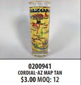 AZ Map Tan Cordial