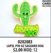 AZ-Saguaro Hug Lapel Pin