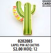 AZ-Cactus Lapel Pin