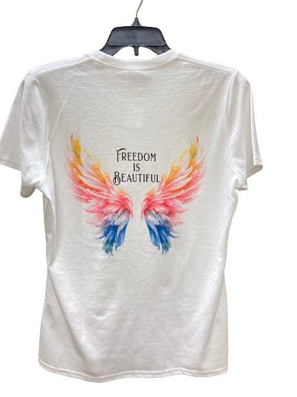 Freedom is Beautiful Ladies T-Shirt M