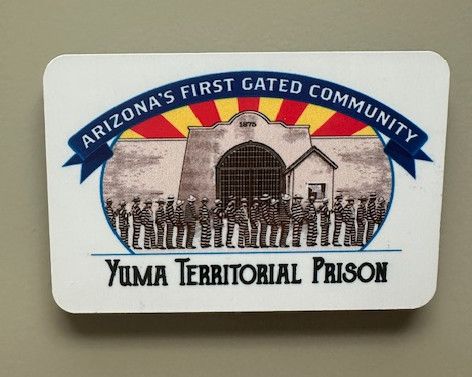 AZ's First Gated Community White Magnet