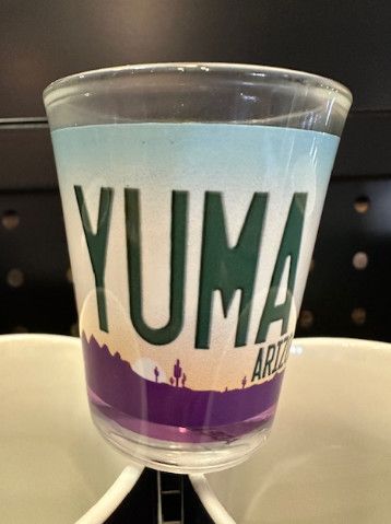 Yuma License Plate Shot Glass