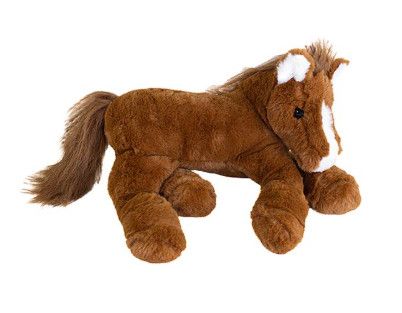 13" Laying Horse, Bay