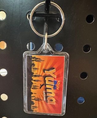 Yuma Photo Flag Sunset Key Chain