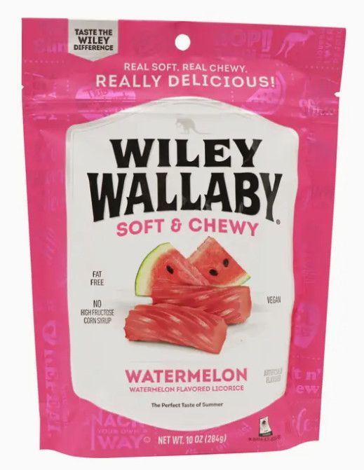 Wiley Wallaby Watermelon Licorice