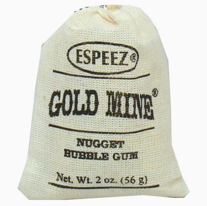 Espeez Gold Mine Rock Bubble Gum