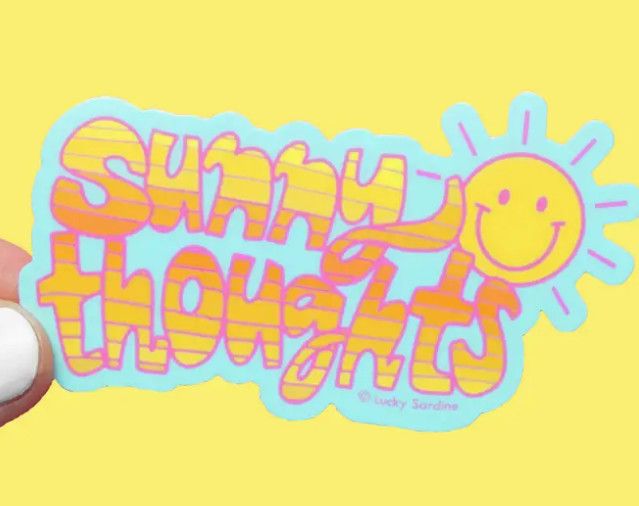 Sunny Thoughts Sunshine Sticker
