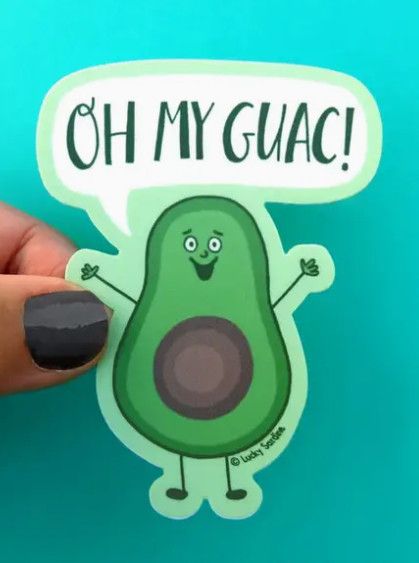 Avocado Oh My Guac! Sticker