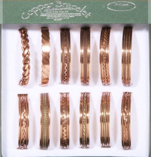 Assorted Copper Cuff Bracelet