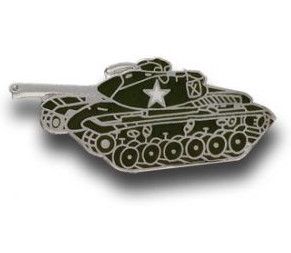 Army Tank Hat Lapel Pin