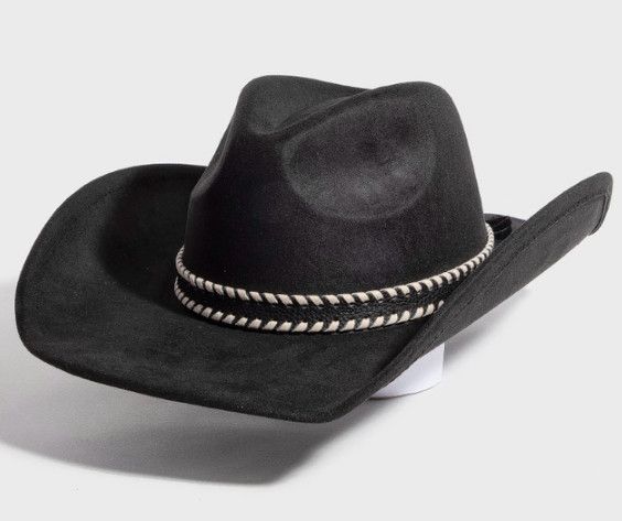 Black, Brown and Ivory Cowboy Hat